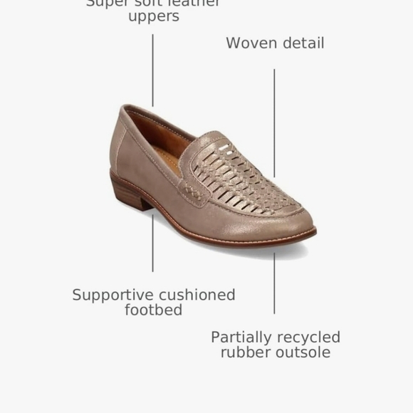 Earth‎ Elona Women's Woven Loafers in Taupe - Picture 11 of 11